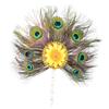 Peacock Feather Hand Fan 4- More Pankh