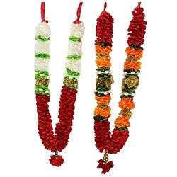 Mala/ Garland-Red Combo- for God- Puja Decor